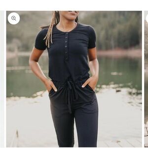 Senita Weekend Jumpsuit - Black